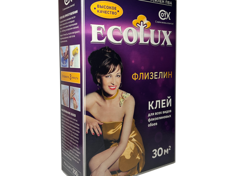 ECOLUX/Эколюкс флизелин, на 30 кв.м.